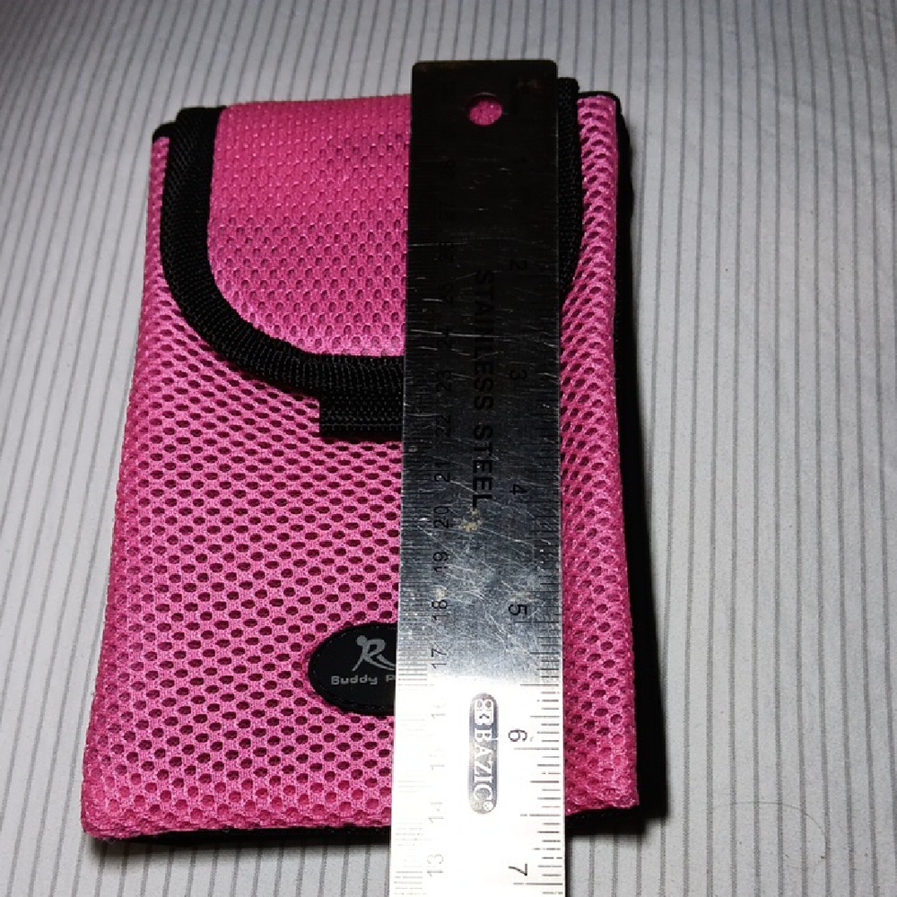 Running Buddy Mini Magnetic Pink Mesh Phone Holder - Picture 6 of 6